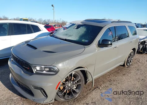 2021 Dodge Durango Gt Plus Awd из США, поврежденный, VIN 1C4RDJDG4MC663228